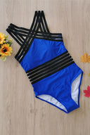 Crossed Strappy Monokini Swimsuit 9