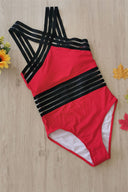 Crossed Strappy Monokini Swimsuit 11
