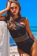 Crossed Strappy Monokini Swimsuit 4