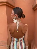 Crochet Halterneck Summer Evening Maxi Dress 5