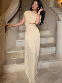 Ingrid One Shoulder Maxi Dress 2