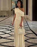 Ingrid One Shoulder Maxi Dress 3