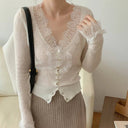 Aurelie Knitted Lace Vest 4