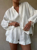 Luna’s Serene Ruffle Lounge Set 0