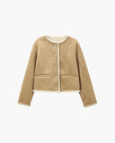 Aralyn faux fur suede jacket 1