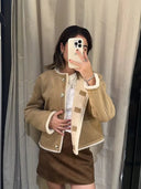 Aralyn faux fur suede jacket 3