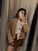 Aralyn faux fur suede jacket 4