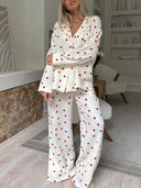 Luna’s Sweet Whispers Heart Print Pyjama Set 1