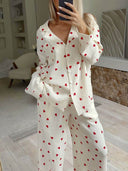 Luna’s Sweet Whispers Heart Print Pyjama Set 3