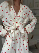 Luna’s Sweet Whispers Heart Print Pyjama Set 5