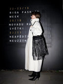 Juliana long coat with stand-up collar 5