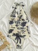 V-Neck Swimsuit with Tummy Control 4