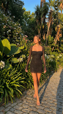 Vera Elegant Long-Sleeve Mini Dress