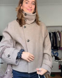 Ramona coat with stand-up collar 5