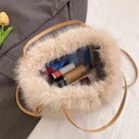 Maricar Faux Fur Crossbody Bag 4