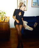 Selena High Neck Lace Mini Dress 7
